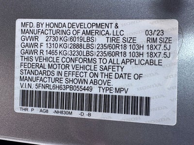 2023 Honda Odyssey EX-L