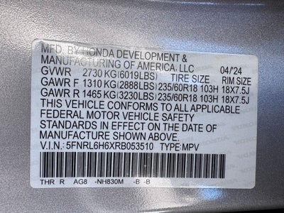 2024 Honda Odyssey EX-L