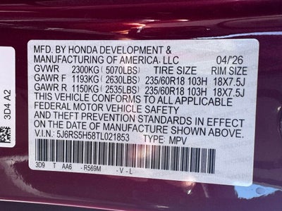2026 Honda CR-V Hybrid Sport