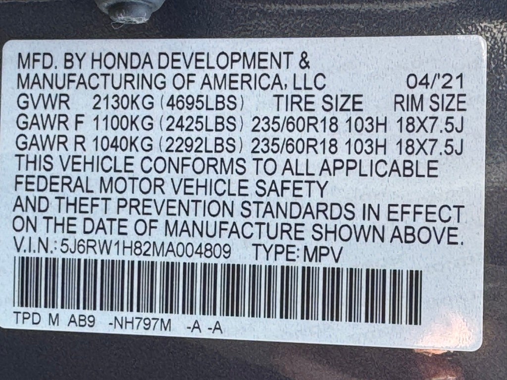 2021 Honda CR-V EX-L