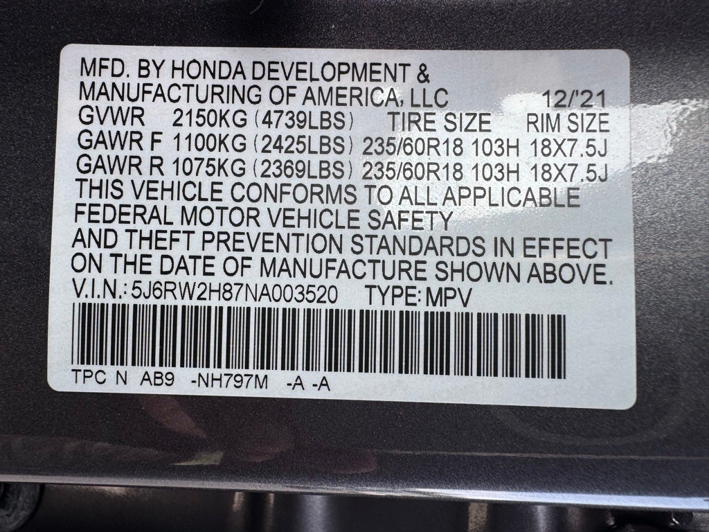 2022 Honda CR-V EX-L