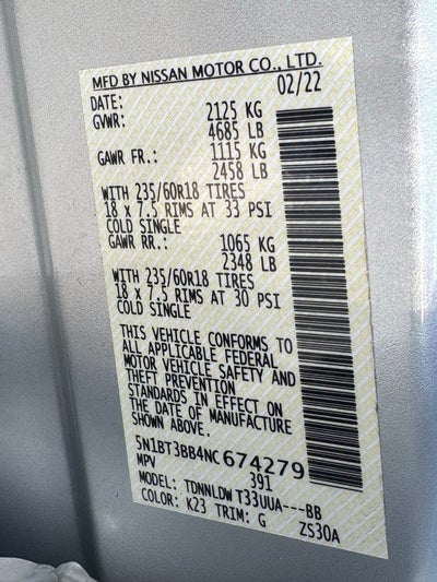 2022 Nissan Rogue SV