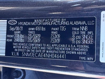 2022 Hyundai Tucson Limited