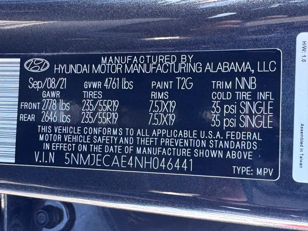 2022 Hyundai Tucson Limited