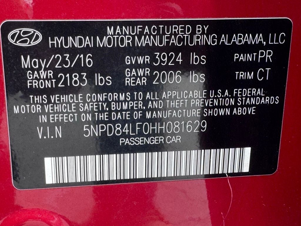 2017 Hyundai Elantra Limited