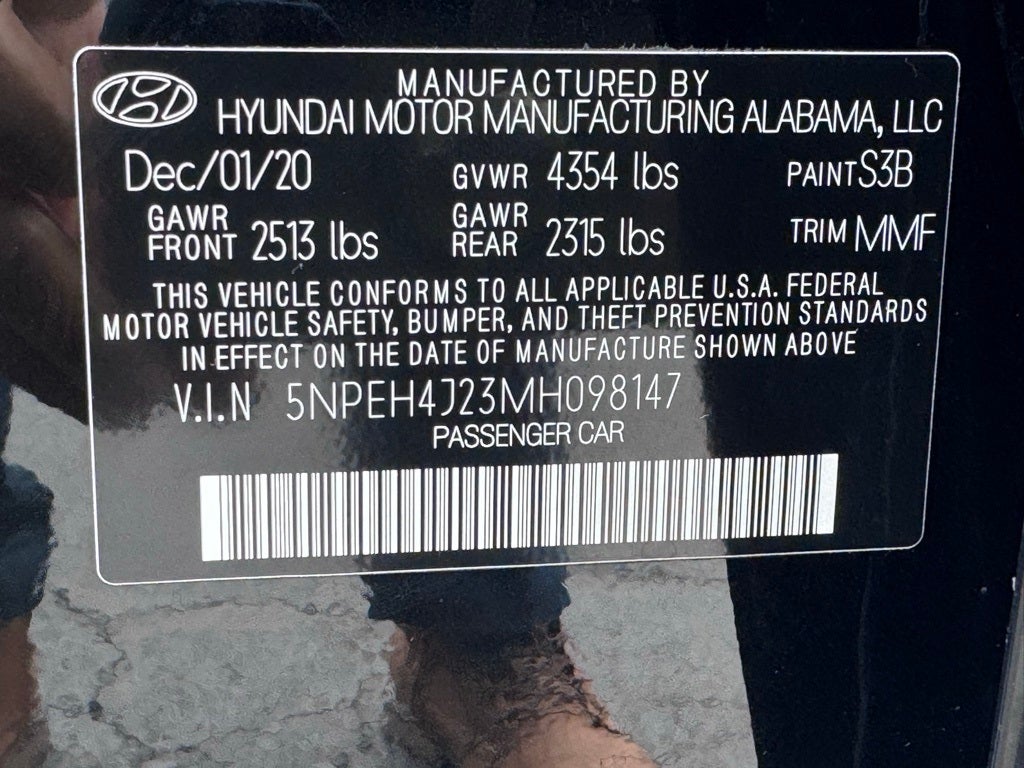 2021 Hyundai Sonata Limited