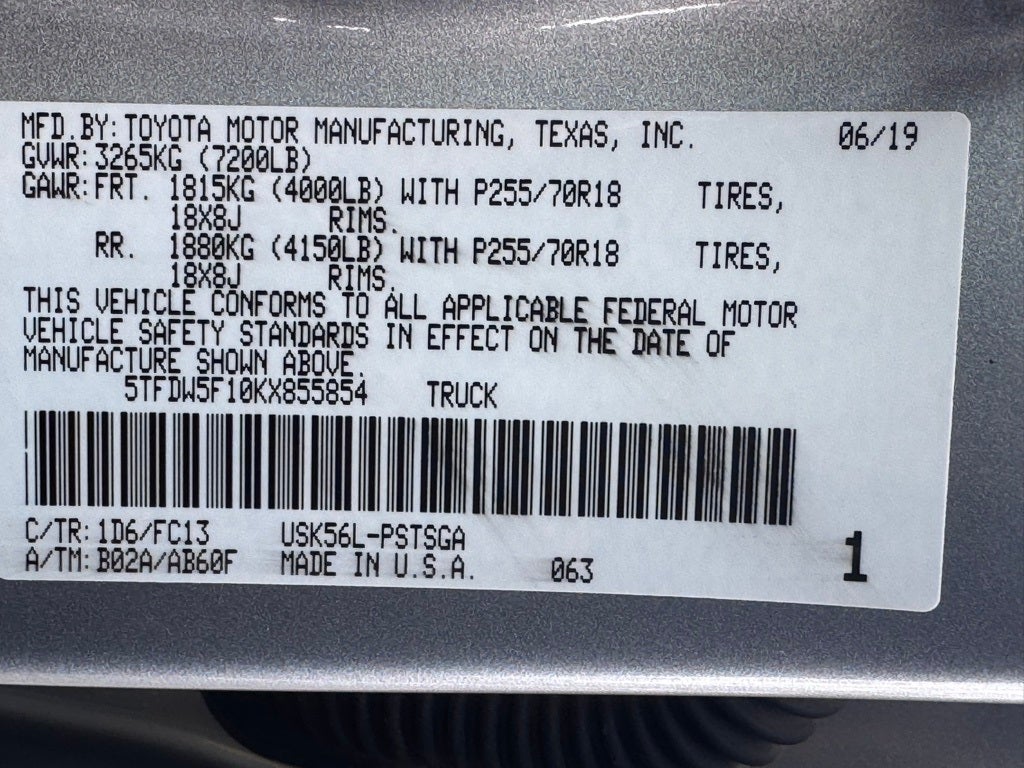 2019 Toyota Tundra SR5 CrewMax