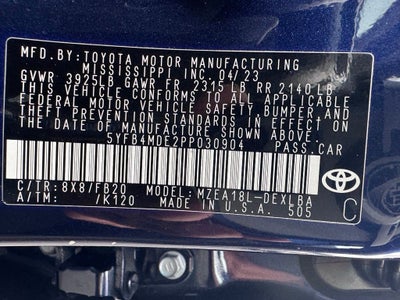 2023 Toyota Corolla LE