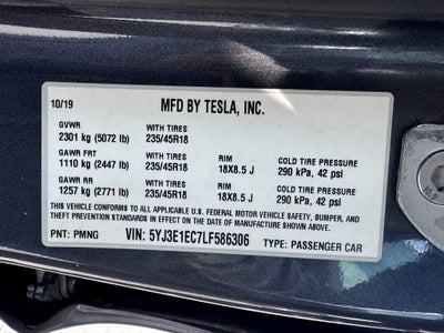 2020 Tesla Model 3 Performance
