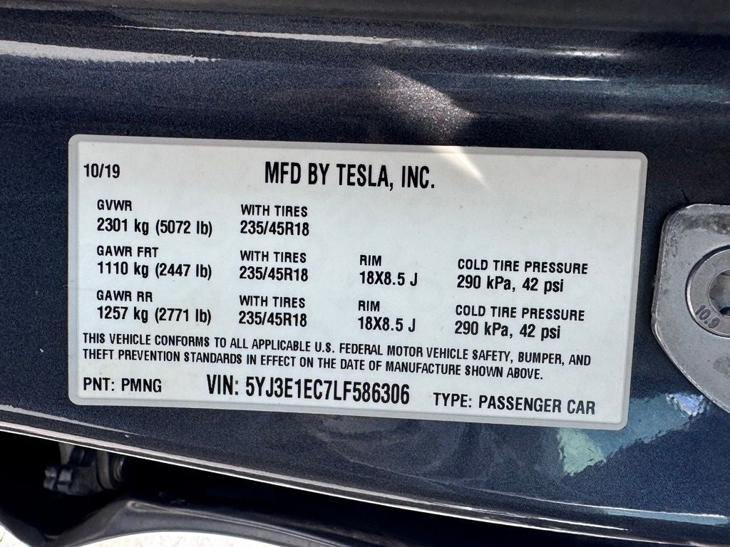 2020 Tesla Model 3 Performance