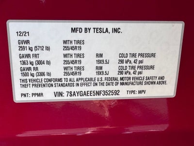 2022 Tesla Model Y Long Range