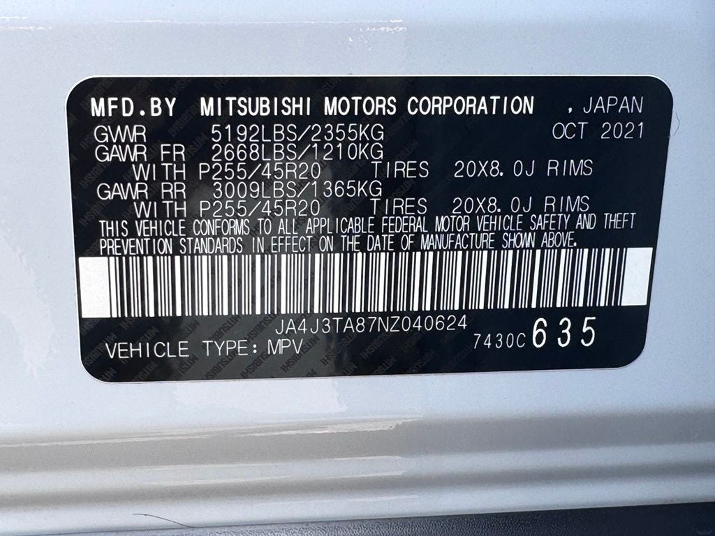 2022 Mitsubishi Outlander ES