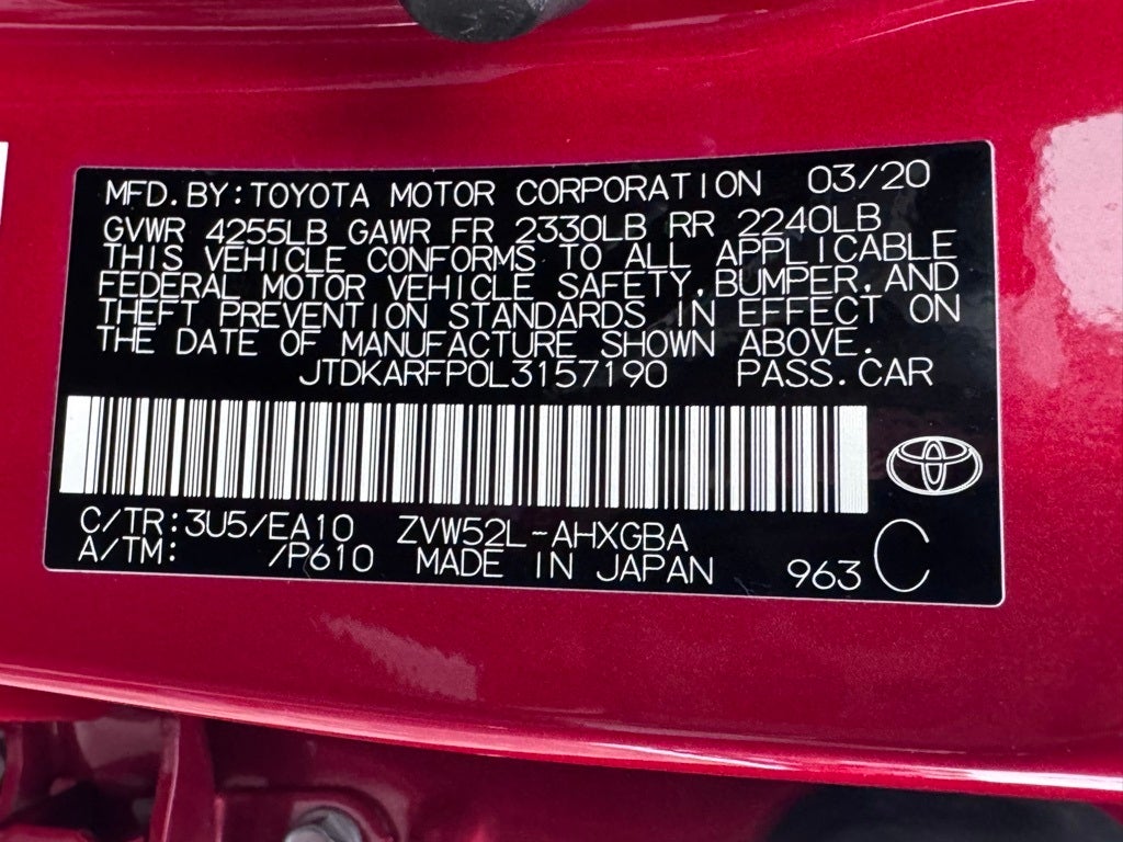 2020 Toyota Prius Prime XLE