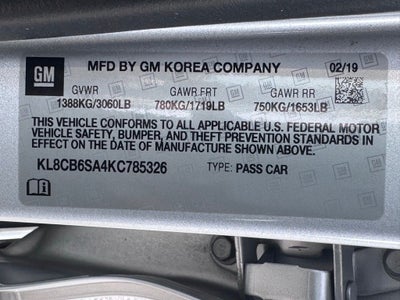 2019 Chevrolet Spark LS