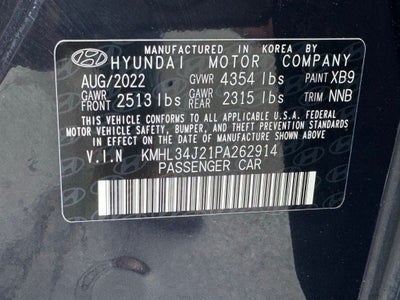 2023 Hyundai Sonata Limited