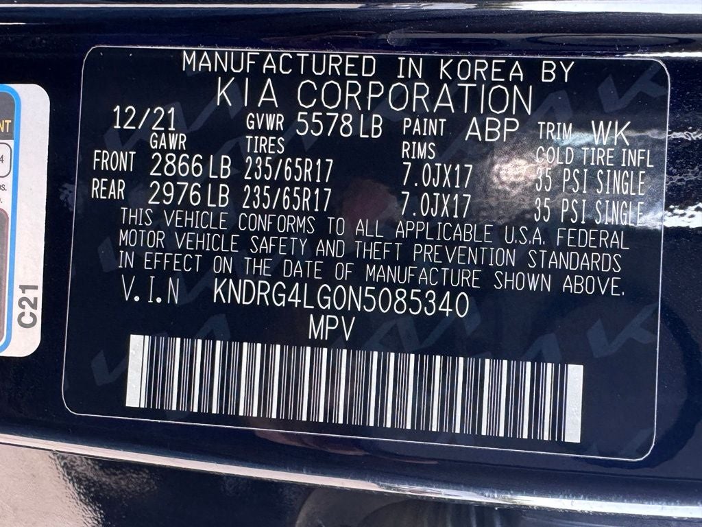 2022 Kia Sorento Hybrid S