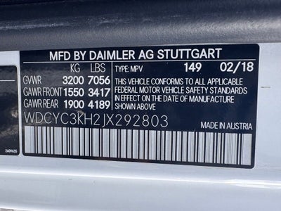 2018 Mercedes-Benz G-Class G 550 4MATIC®