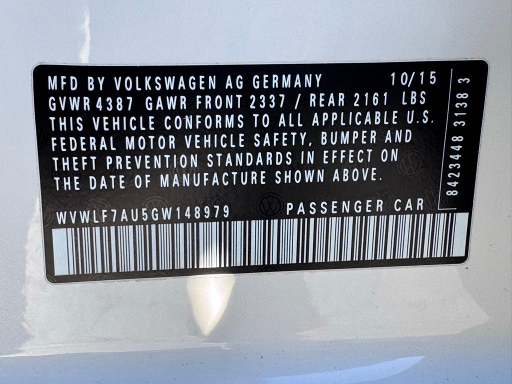 2016 Volkswagen Golf R DCC & Navigation 4Motion 4Motion