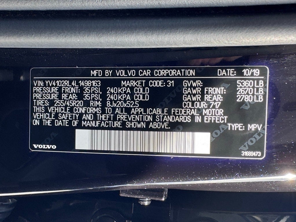 2020 Volvo XC60 T5 Inscription