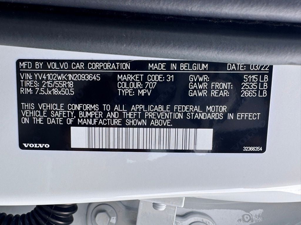2022 Volvo V60 Cross Country T5