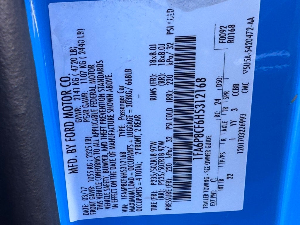 2017 Ford Mustang GT