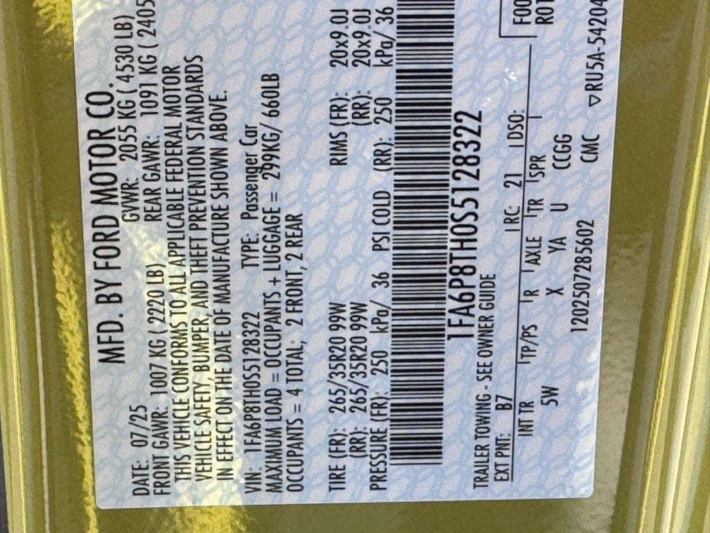 2025 Ford Mustang EcoBoost Premium