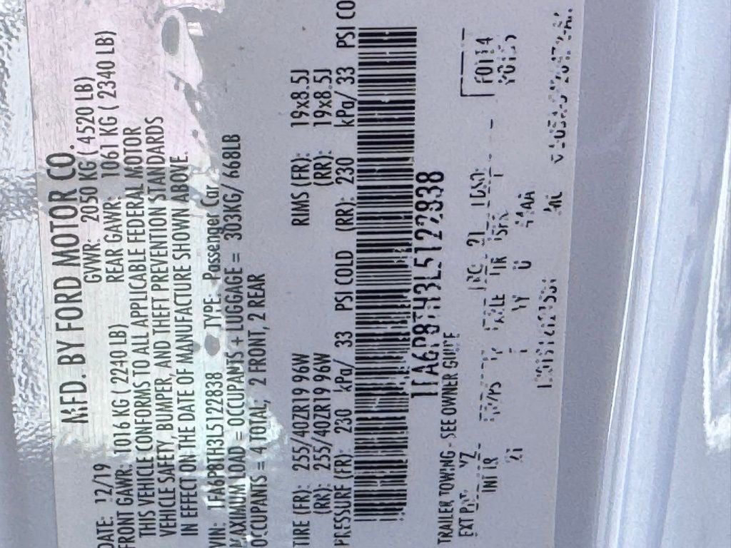 2020 Ford Mustang EcoBoost