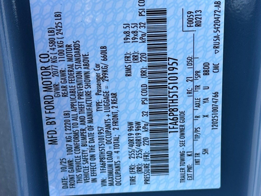 2026 Ford Mustang EcoBoost Premium