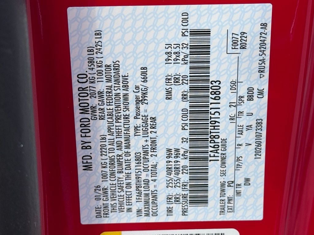 2026 Ford Mustang EcoBoost