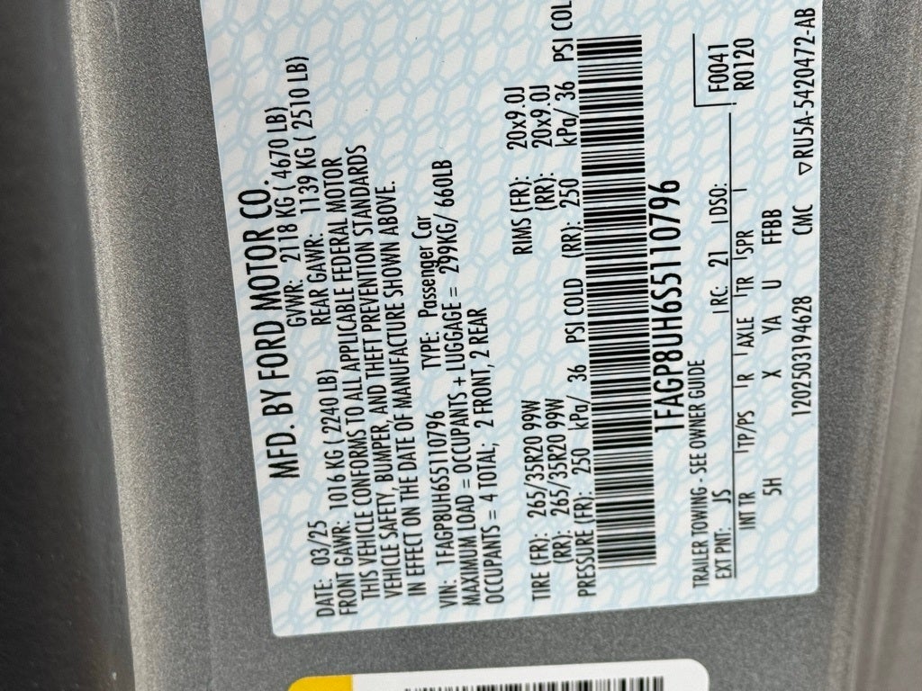 2025 Ford Mustang EcoBoost Premium