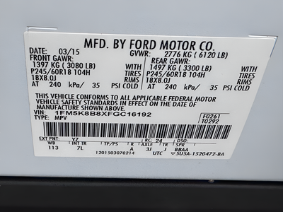 2015 Ford Explorer Base