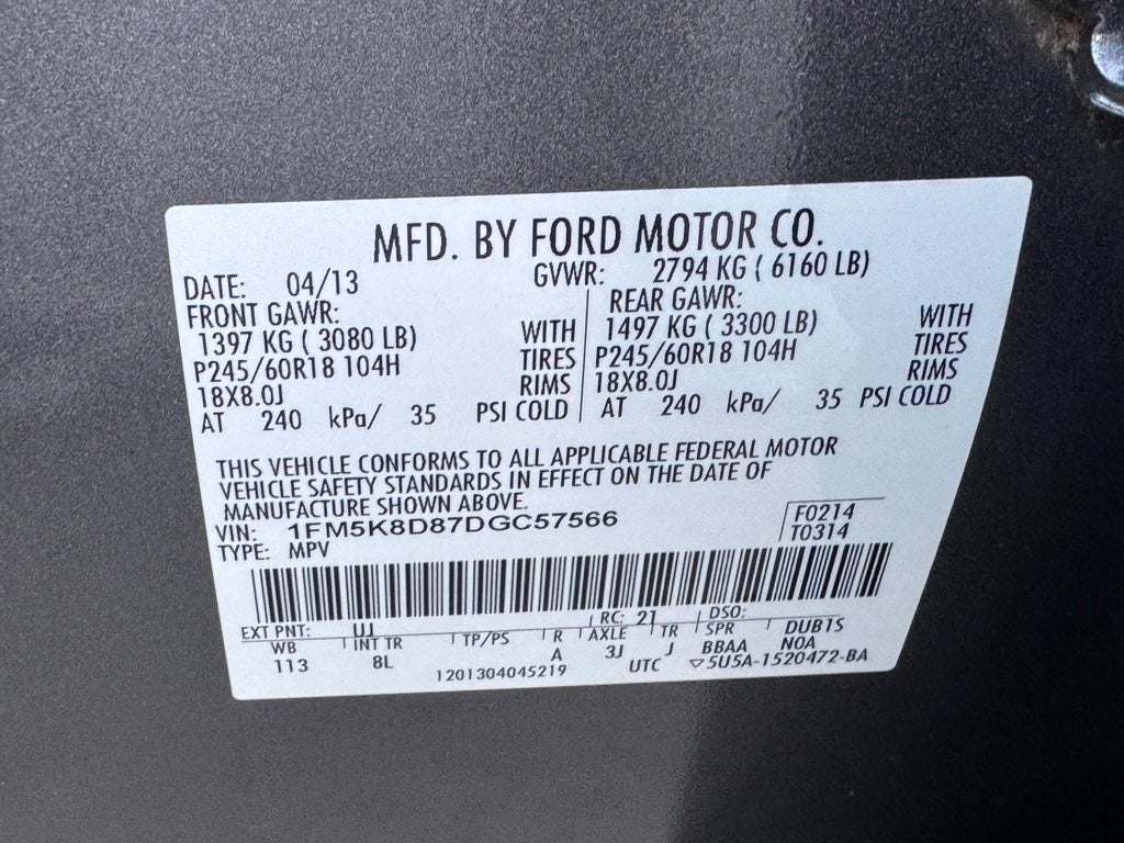 2013 Ford Explorer XLT