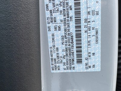 2025 Ford Escape Plug-In Hybrid Base