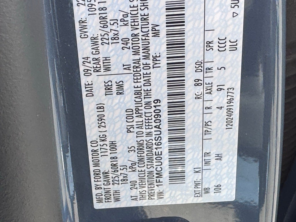 2025 Ford Escape Plug-In Hybrid Base