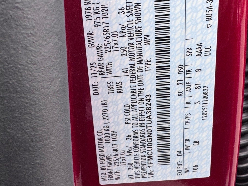 2026 Ford Escape Active