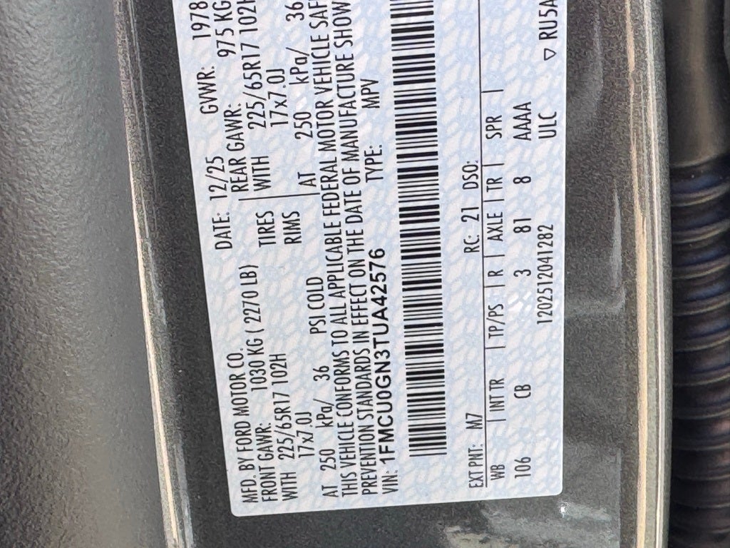 2026 Ford Escape Active