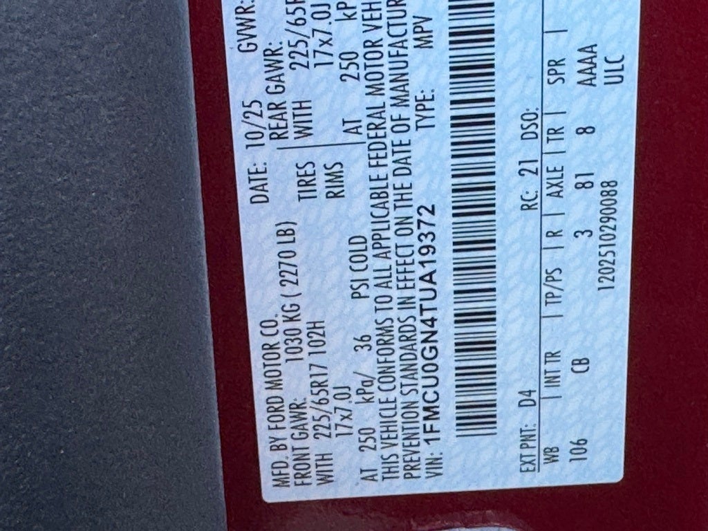 2026 Ford Escape Active