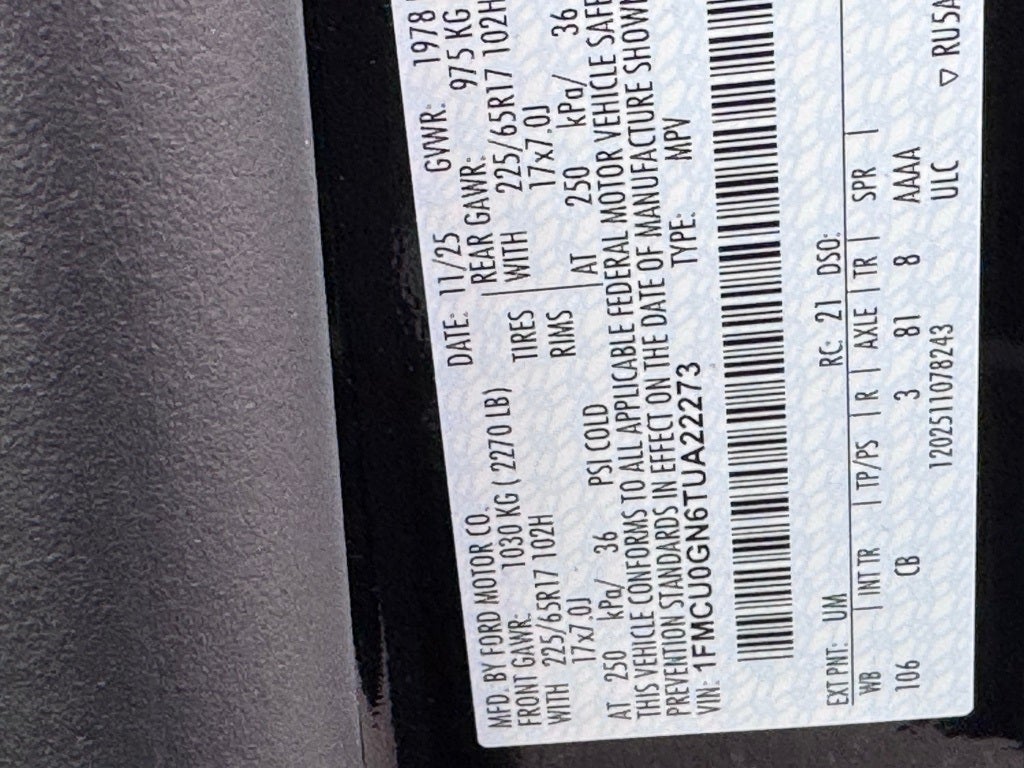 2026 Ford Escape Active