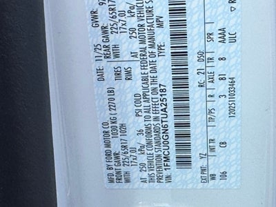 2026 Ford Escape Active