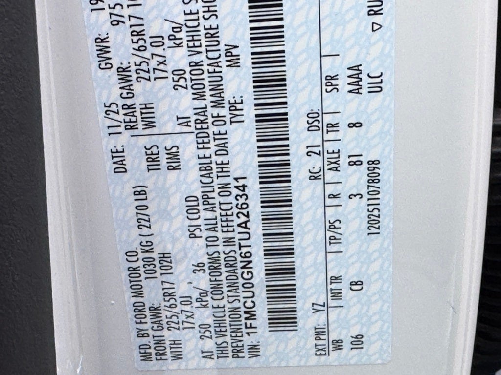 2026 Ford Escape Active