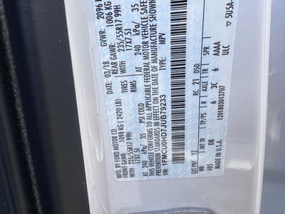 2018 Ford Escape SEL