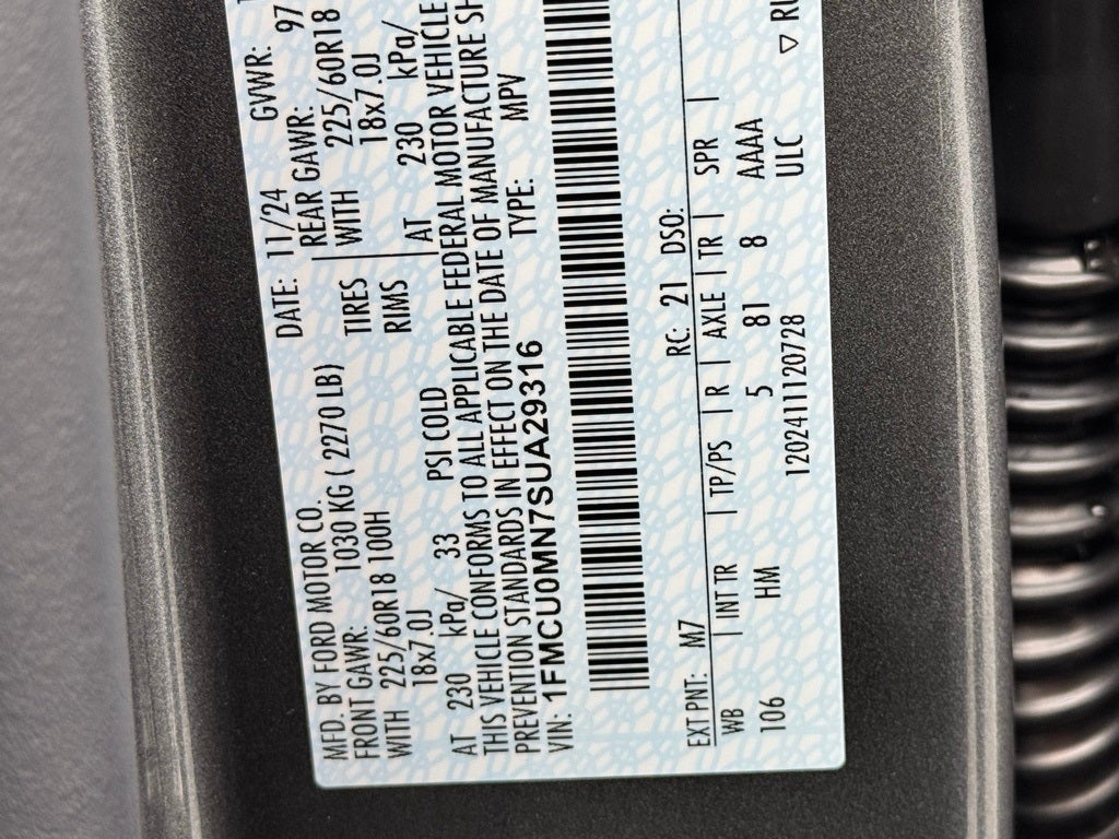 2025 Ford Escape ST-Line