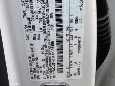 2020 Ford Escape SEL