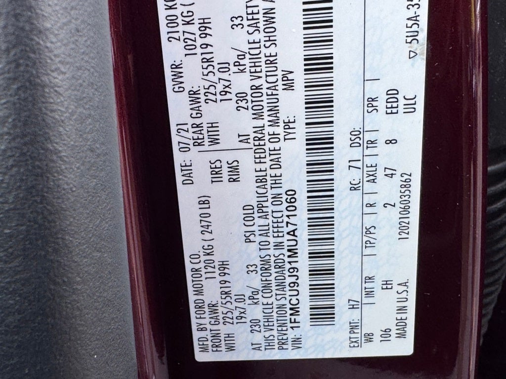 2021 Ford Escape Titanium