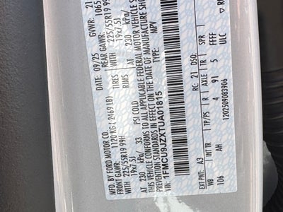 2026 Ford Escape Hybrid Platinum