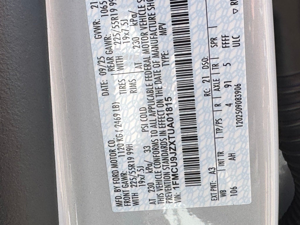 2026 Ford Escape Hybrid Platinum