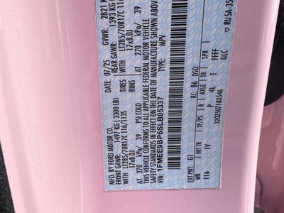 2025 Ford Bronco Badlands Pink Edition