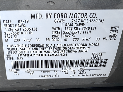 2020 Ford Explorer XLT