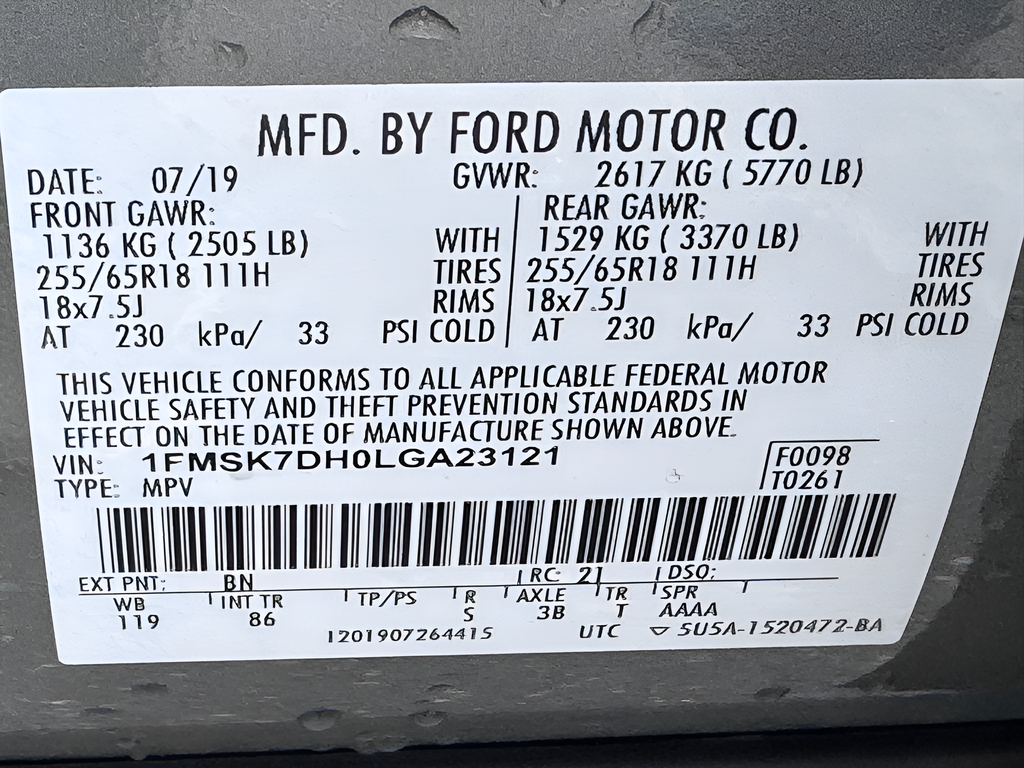 2020 Ford Explorer XLT