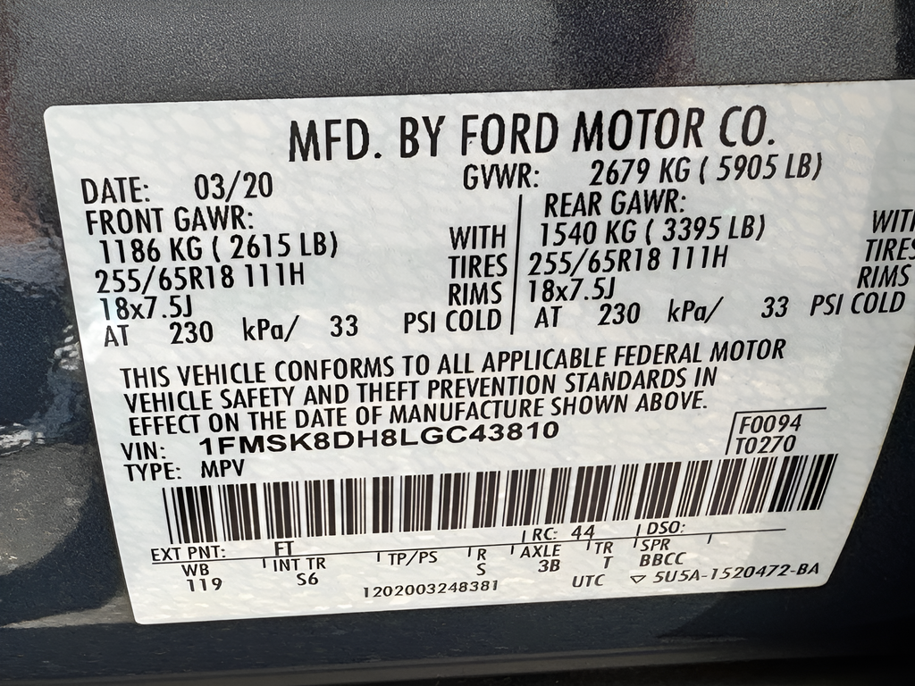2020 Ford Explorer XLT